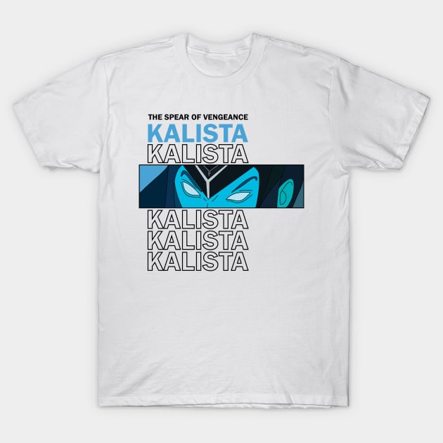 Kalista The Spear of Vengeance T-Shirt by thenewkidprints